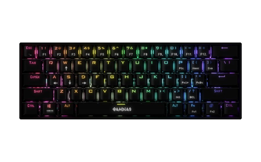 Tastatura Gamdias Hermes E3 RGB mehanicka, crna, blue switch